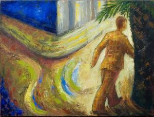 Passeggero in giardino 