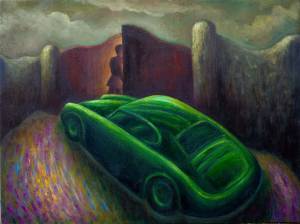 Automobile al cancello