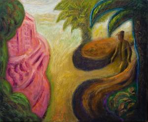 Passeggero in giardino